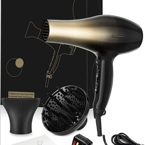 KIPOZI Pro Hair Dryer with Concentrator + Diffuser